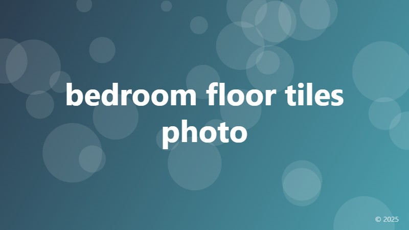bedroom floor tiles photo
