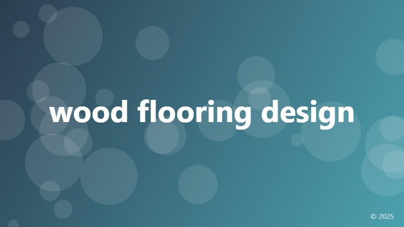 wood flooring design